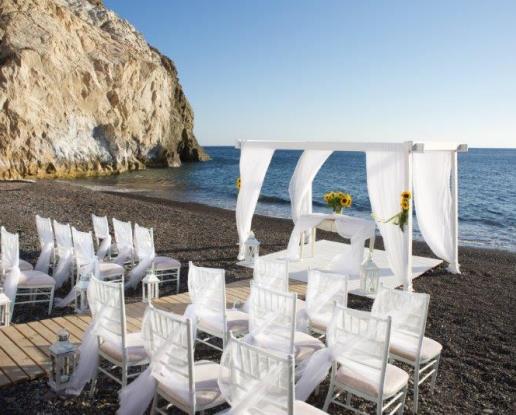 Santorini Horizon Beach Wedding Ionian Weddings