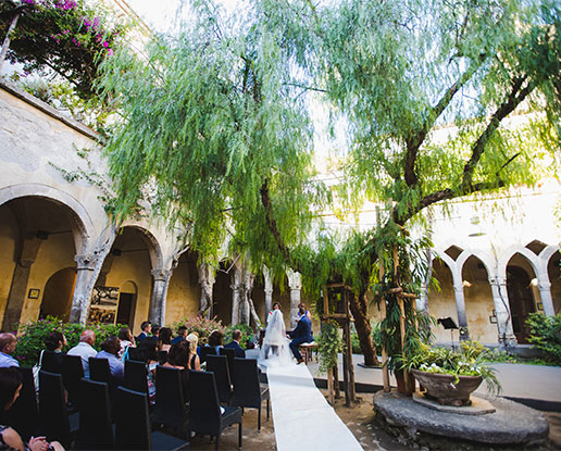 Sorrento Cloisters Ceremony and Hidden Hillside Gem Reception | Ionian ...